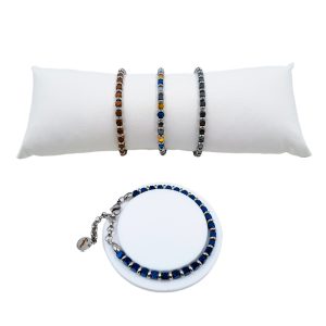 BRACCIALE EMATITE e ACCIAIO