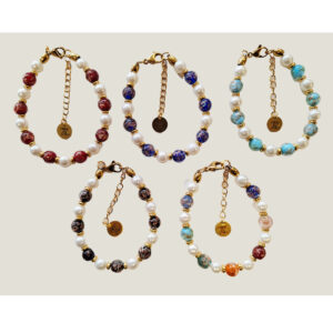 BRACCIALE PERLA DI VETRO
