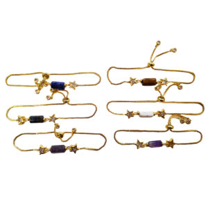 BRACCIALE STELLA e PIETRA NATURALE